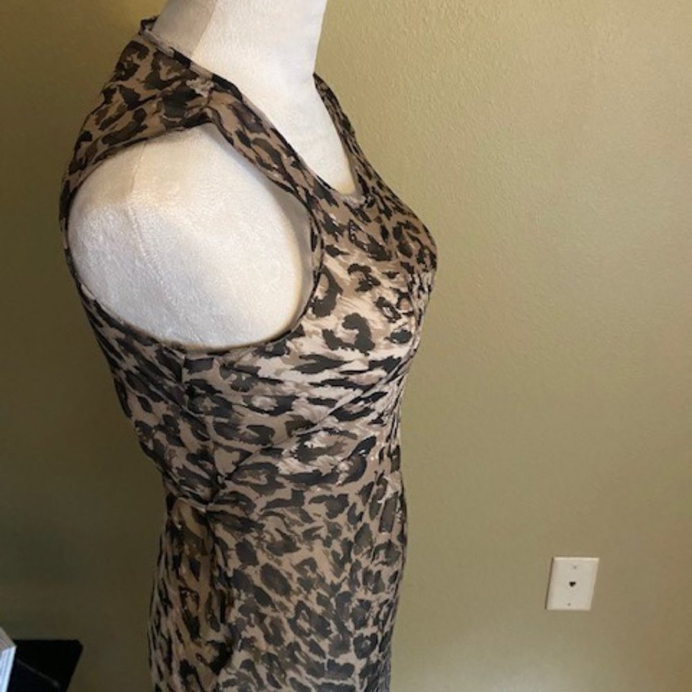 BCGB  LIGHT Leopard Flowing Sun Dress